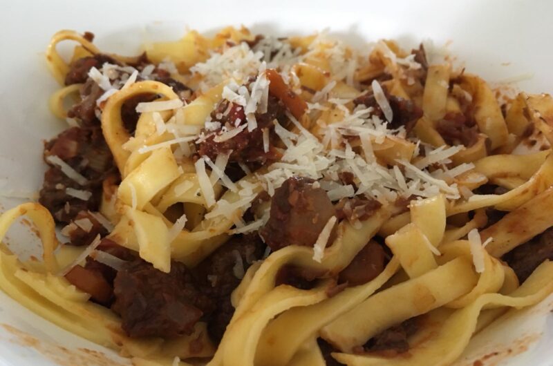 Toscaanse tagliatelle met stoofvlees