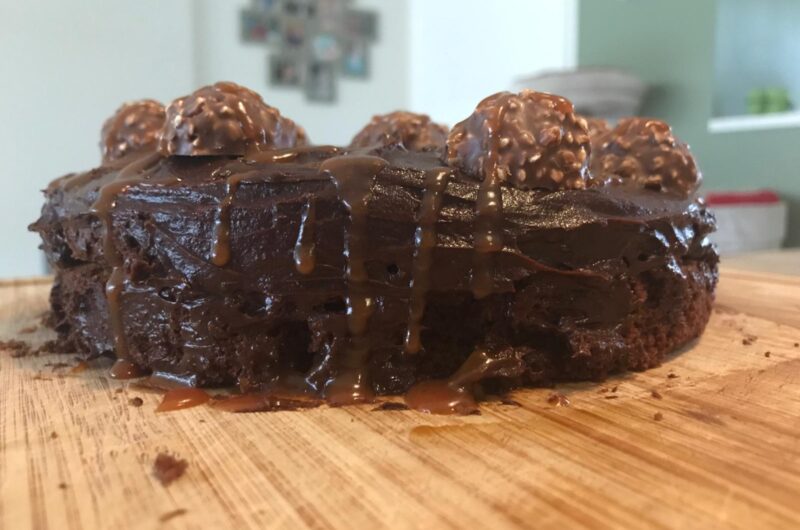 Veel te overdadige chocoladetaart